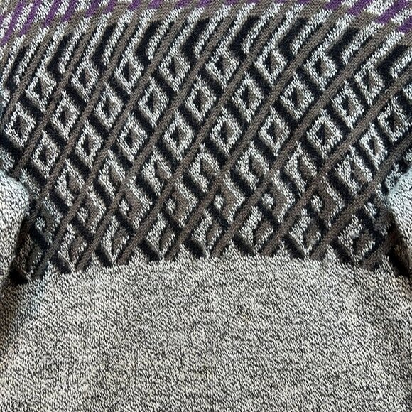 Vintage Stefanel Unisex Pullover Wool Sweater Knit L/XL Multi Geometric - Picture 8 of 12